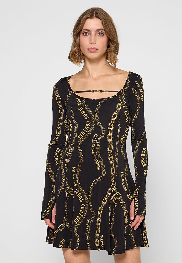 Versace Jeans Couture Jerseyjurk zwart Versace Jeans Couture Jerseyjurk zwart