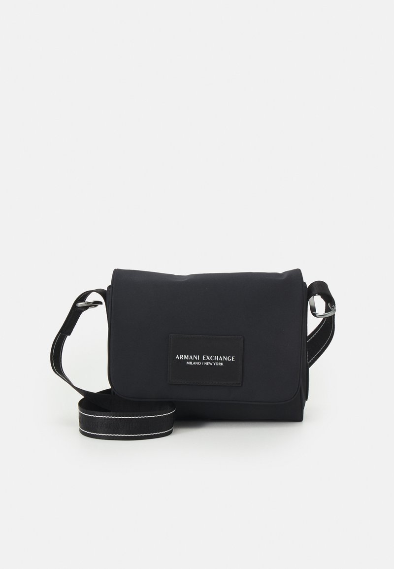 Armani Exchange CROSSBODY FLAP UNISEX Geantă crossbody black/negru