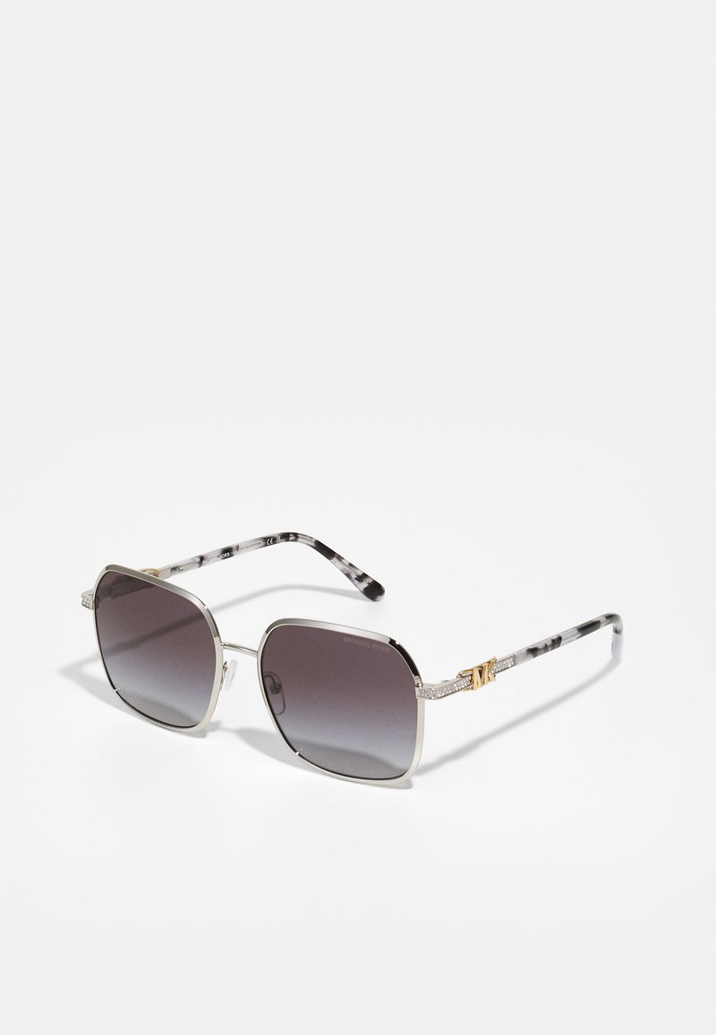 Michael Kors CADIZ - Ochelari de soare - shiny silver-coloured/navy