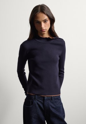 Stefanel, CREW-NECK JUMPER, REGULAR FIT. - Jumper - navy blue