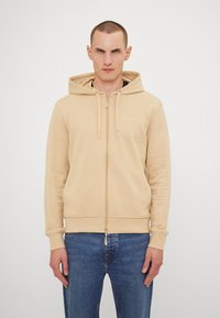 Armani Exchange FELPA - Felpa con zip - safari