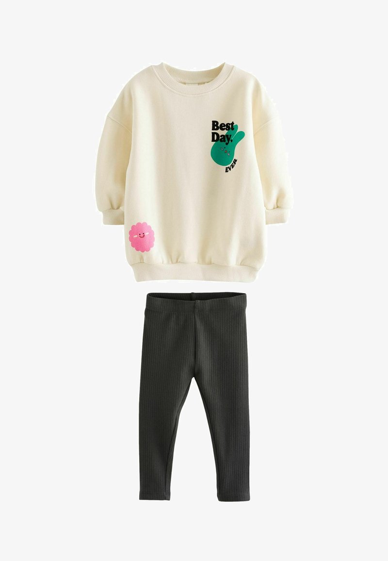 Next SET - Bluză de molton - cream