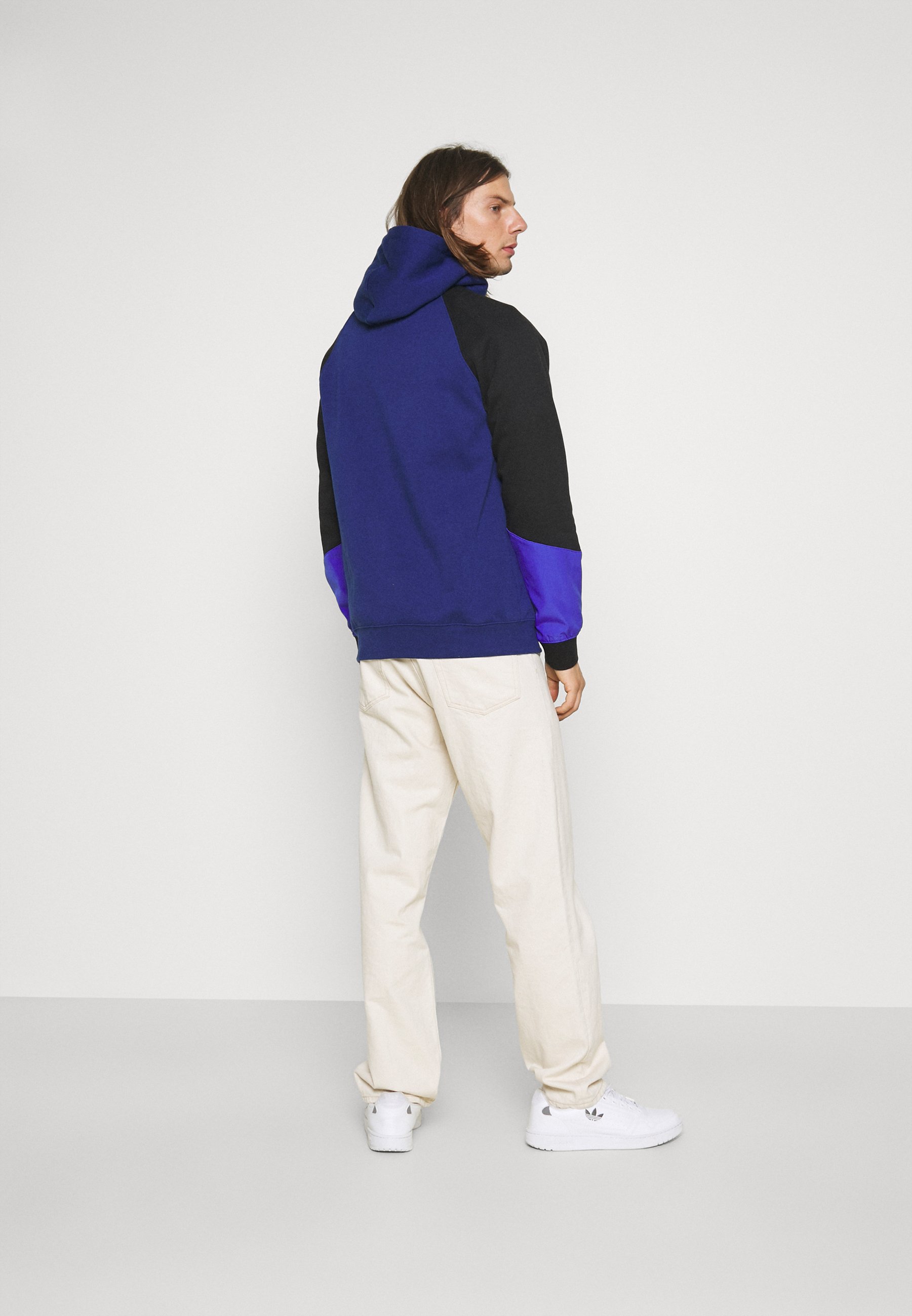 adidas black and blue hoodie