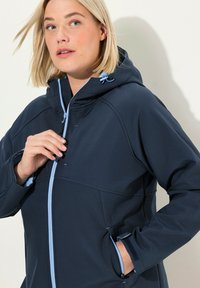 Ulla Popken CONTRAST - Outdoorjacka - navy blue