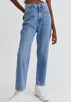 Jean droit - stone blue denim