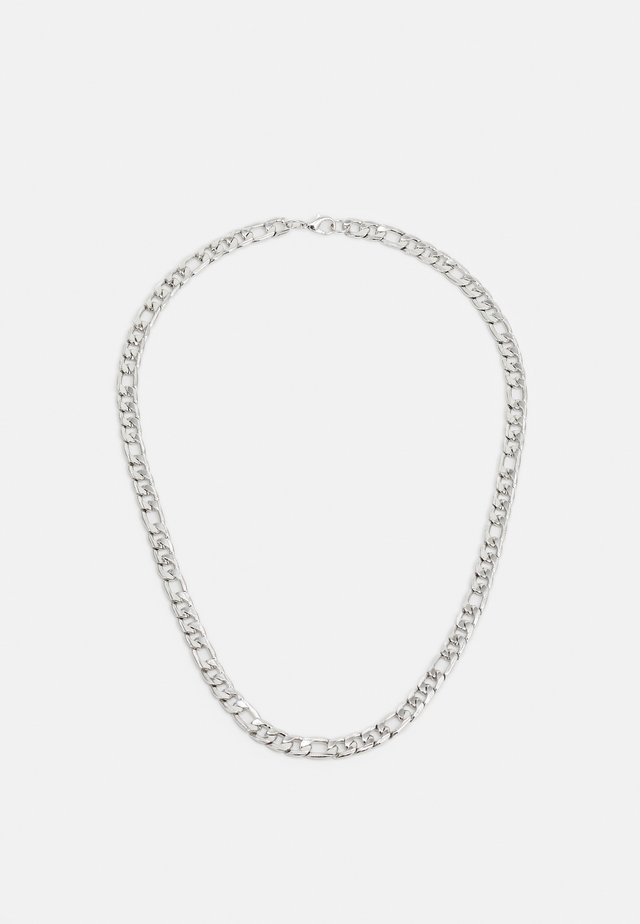 LARGE LINK CHAIN NECKLACE - Halskæder - silver-coloured