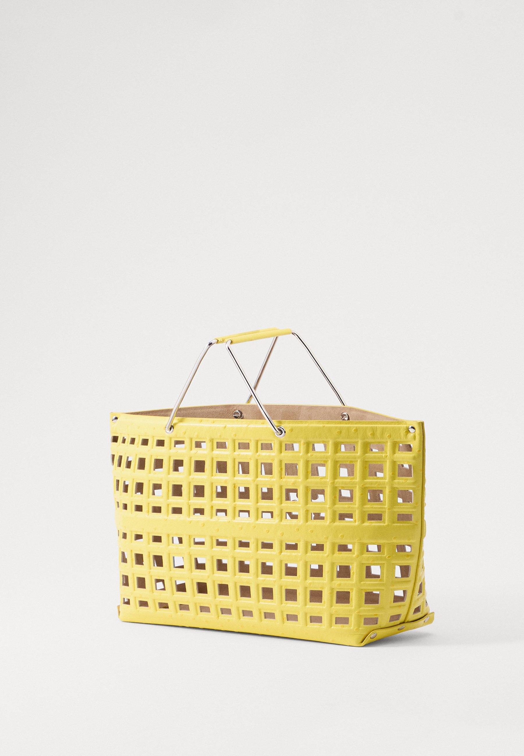 Tory Burch OSTRICH MARKET - Handbag - yellow daisy/gold