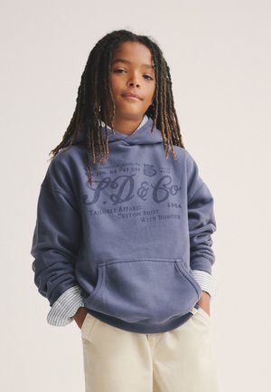Superdry & Co Kapucnis pulóver - blue