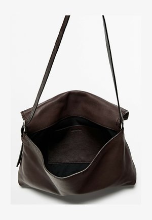 Massimo Dutti, Schoudertas - dark brown