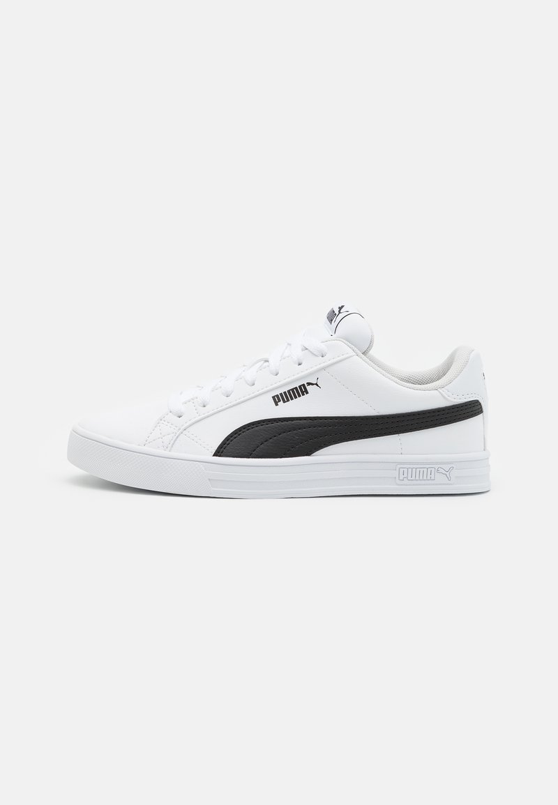 puma smash vulc white sneakers