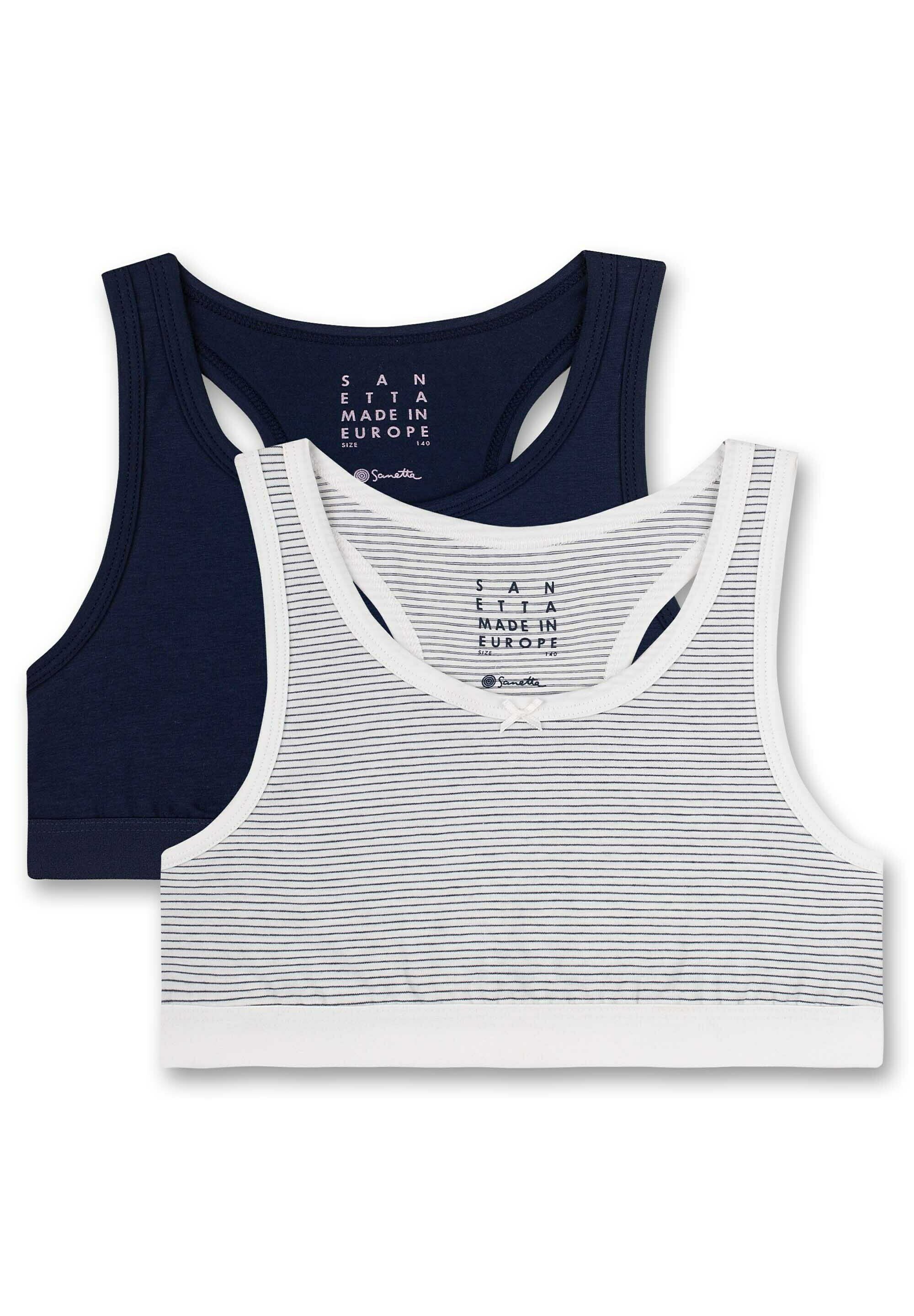 Soutien-gorge De Sport Sanetta Fille – Coton Bio Doux, Sans Armatures, élasthanne, Facile à Enfiler