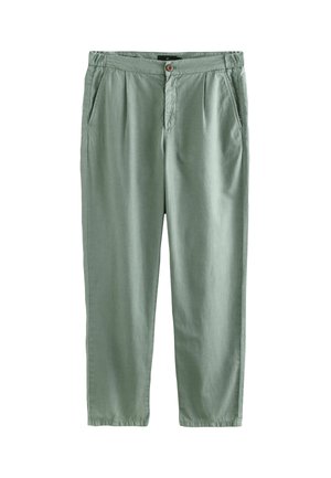 REGULAR FIT - SIGNATURE SOFT TOUCH - Trousers - light blue grey