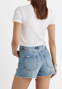 Stradivarius Short en jean - dark blue