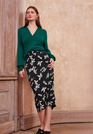 NEWKARA - Pencil skirt - black