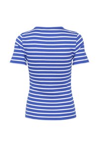 Saint Tropez ASTER SS STRIPE - Marškinėliai su spaudiniu - surf blue