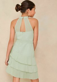 Lipsy REGULAR FIT - HALTER EMBELLISHED TIERED - Cocktailkleid/festliches Kleid - mint green