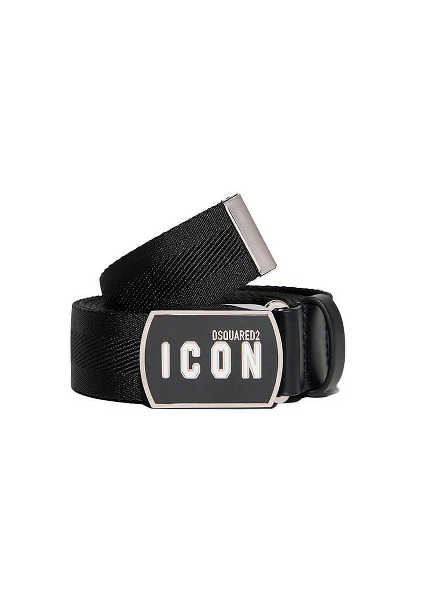 DSQUARED2 ICON BE ICON RIBBON NERA Cintura black/nero
