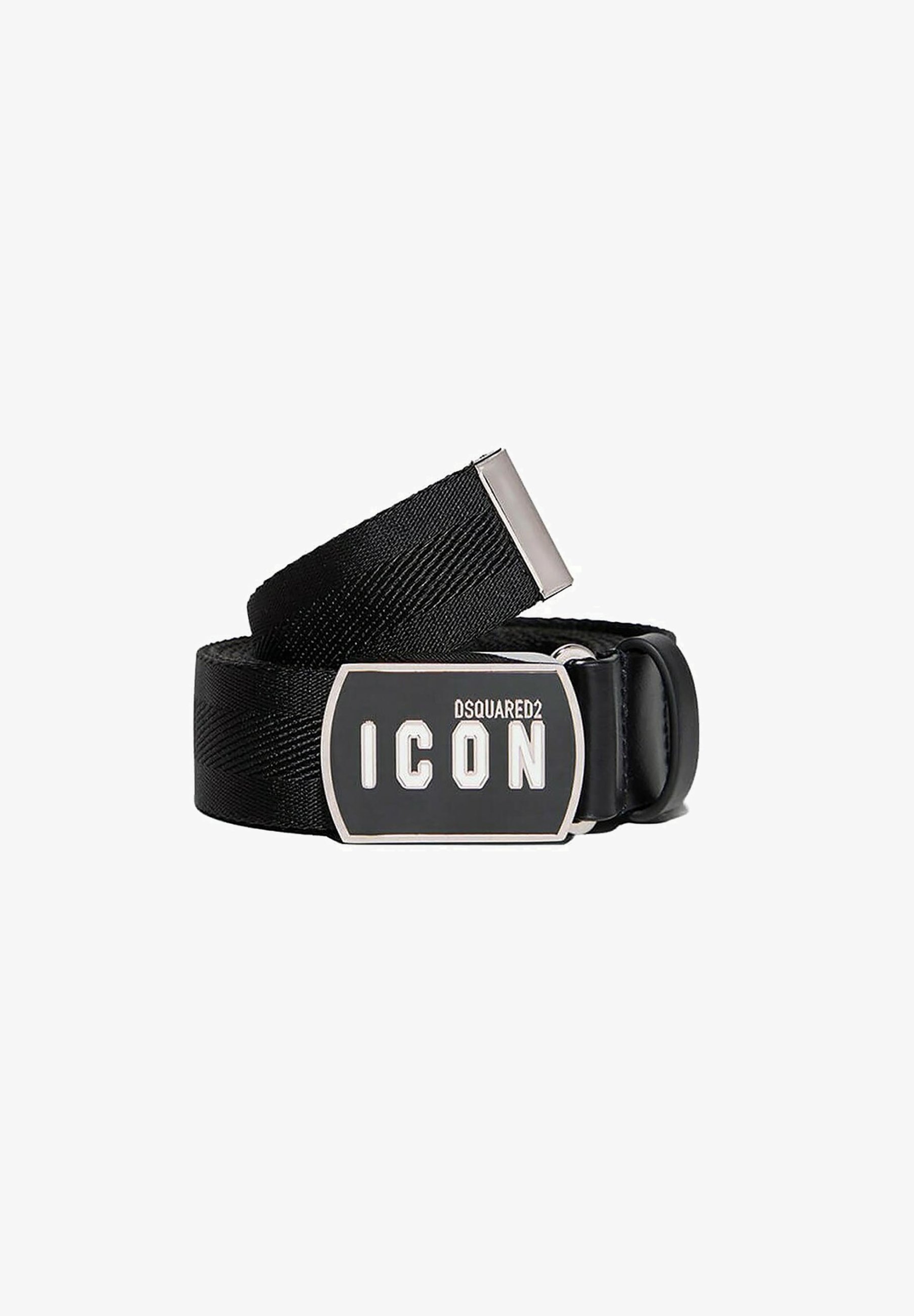 DSQUARED2 ICON BE ICON RIBBON NERA Cintura black/nero