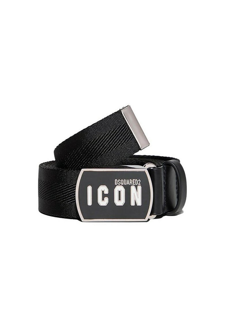 DSQUARED2 ICON - BE ICON RIBBON NERA  - Diržas - black, Padidinti