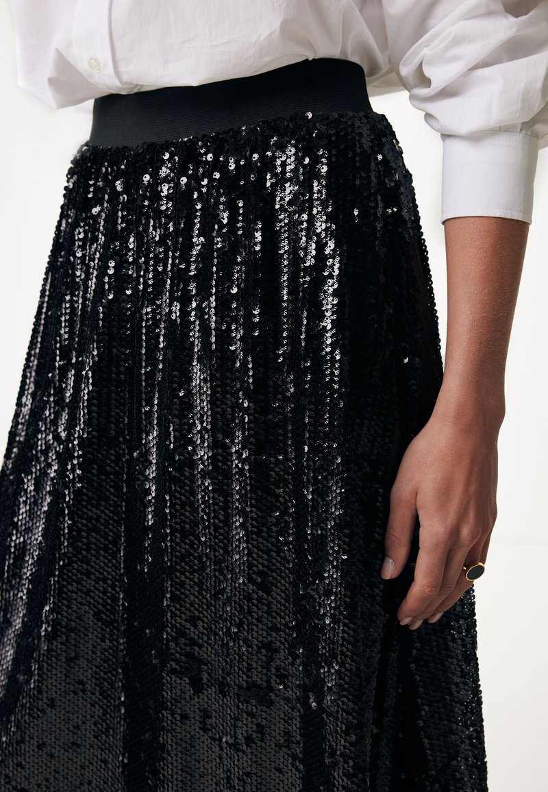 Jupe Longue Noire Pointue Mexx Taille 36 - Occasion Très Bon état - Modèle BB1018