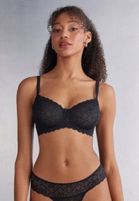 Intimissimi DANIELA BALCONETTE - Podprsenka s kosticemi - black/ anthracite/mottled black