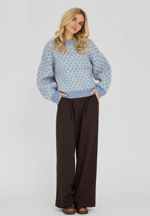 A-VIEW, Maglione - blue off white