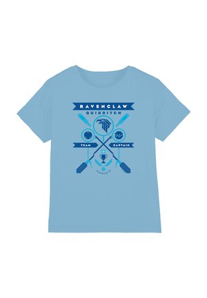 Cotton Soul, HARRY POTTER RAVENCLAW QUIDDITCH TEAM CAPTAIN UNISEX - Print T-shirt - light blue