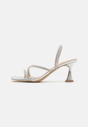 JEWELLA - Mules à talons - silver