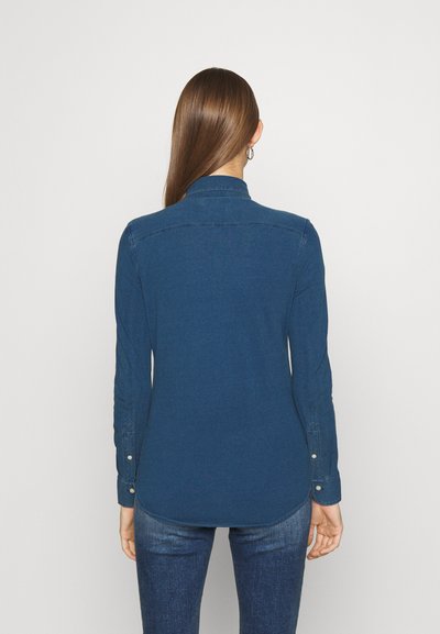 Polo Ralph Lauren HEIDI LONG SLEEVE - Blusa com botões - medium indigo