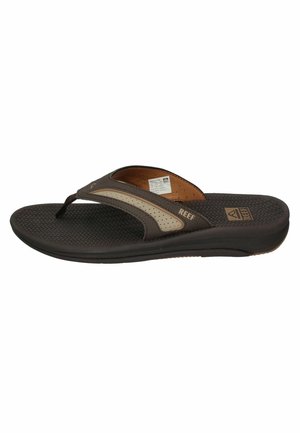 REDUZIERT FLEX  - Pool shoes - dark brown tan
