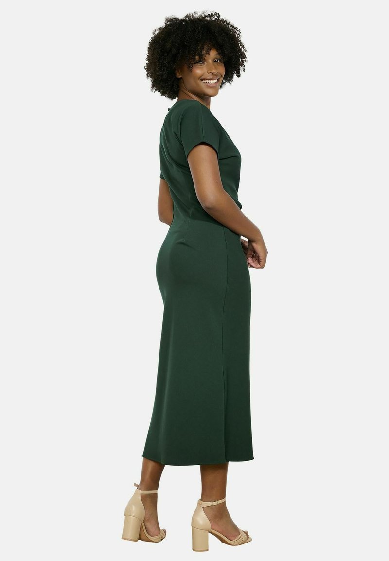 LolaLiza TIE-SIDE MIDI - Day dress - bottle green/green - Zalando.ie