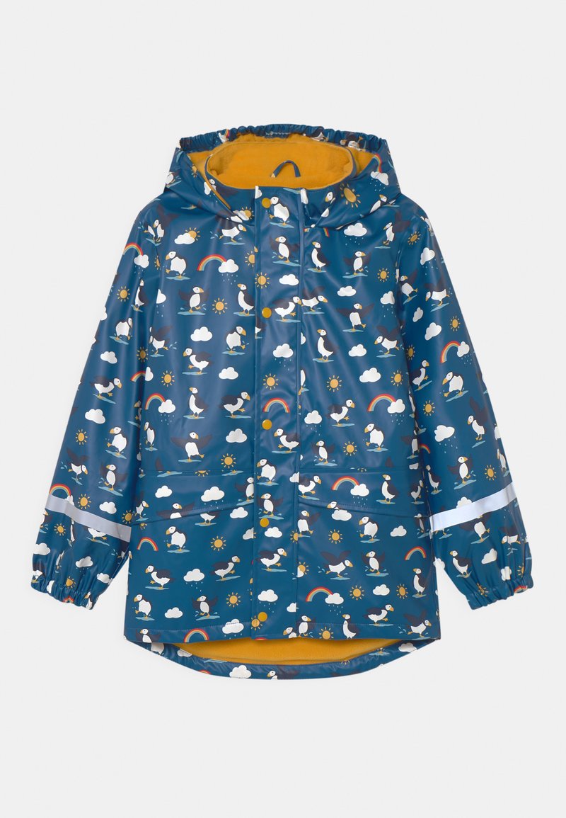 Frugi PUDDLE BUSTER COAT UNISEX Waterproof jacket blue Zalando.co.uk