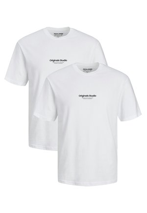 2ER PACK JORVESTERBRO - T-Shirt print - weiß