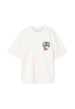 AllSaints, REFLECT SS CREW . - Μπλουζάκι με στάμπα - chalk white