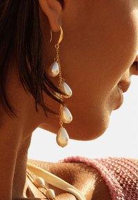 EDBLAD ANGELENO PEARL CHAIN - Náušnice - gold-coloured