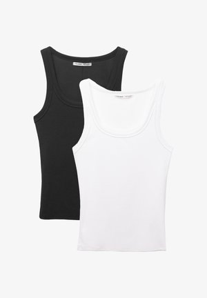 STRAPPY - PACK OF 2 - Débardeur - white