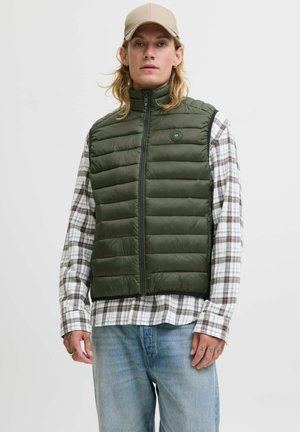 JJEBRADLEY LIGHT BODYWARMER COLLAR NOOS - Veste - rosin