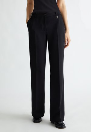 LIU JO FLARED CREPE - Chino - black