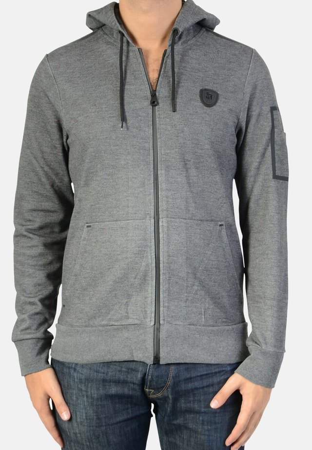 veste en sweat zippée - grey