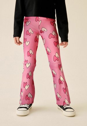 Next, RIB FLARE LEGGINGS.  - REGULAR FIT - Legíny – nohavice - pink heart