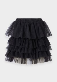 VIROBBIE SHORT SKIRT - A-linjainen hame - black
