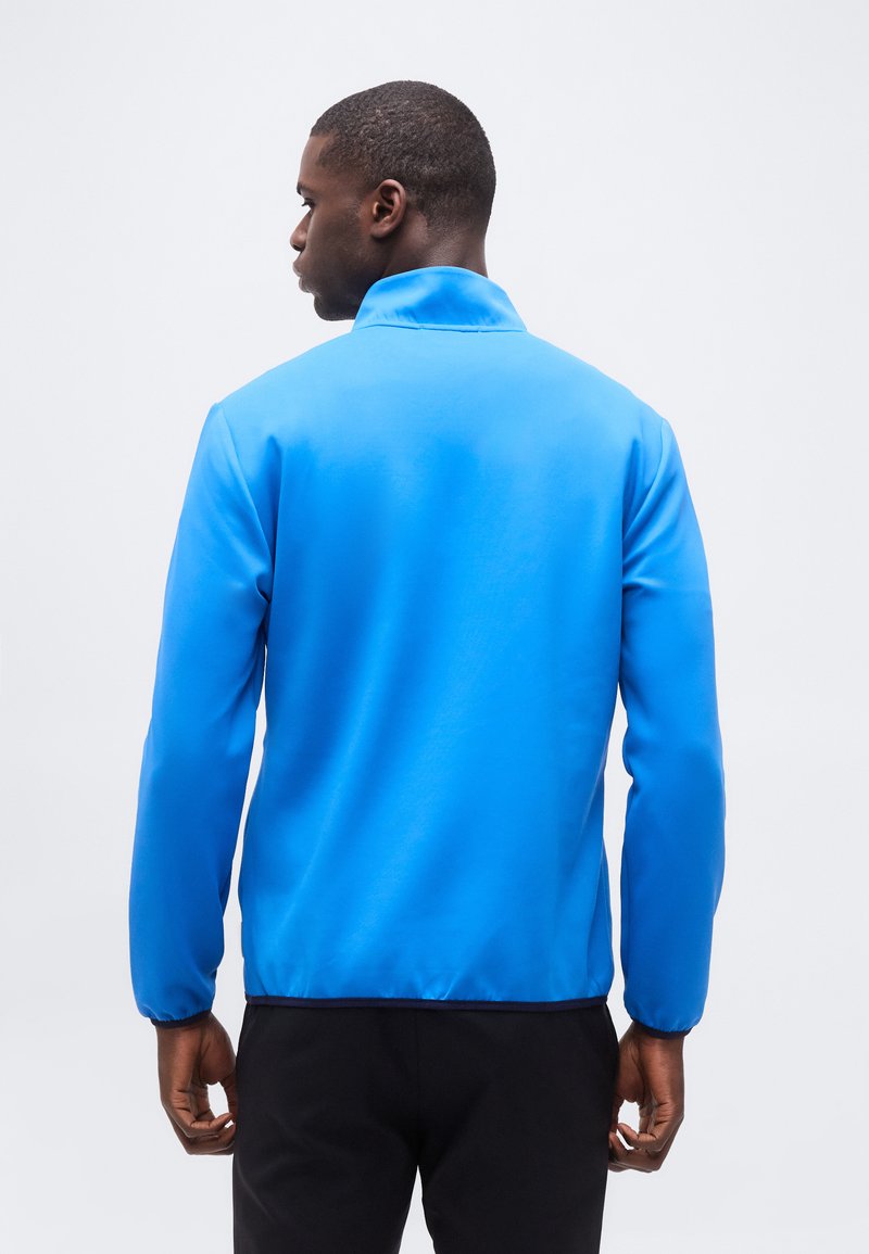 Blåkläder Sweatshirt Half Zip 34321158 | Marineblau/ High Vis Gelb | S | 149 34321158 8933 S