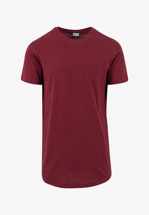 Urban Classics, SHAPED LONG - T-shirt basique - burgundy