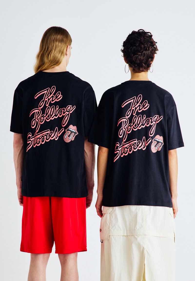 Only & Sons ONSROLLINGSTONES TEE UNISEX - Tričko s potlačou - black