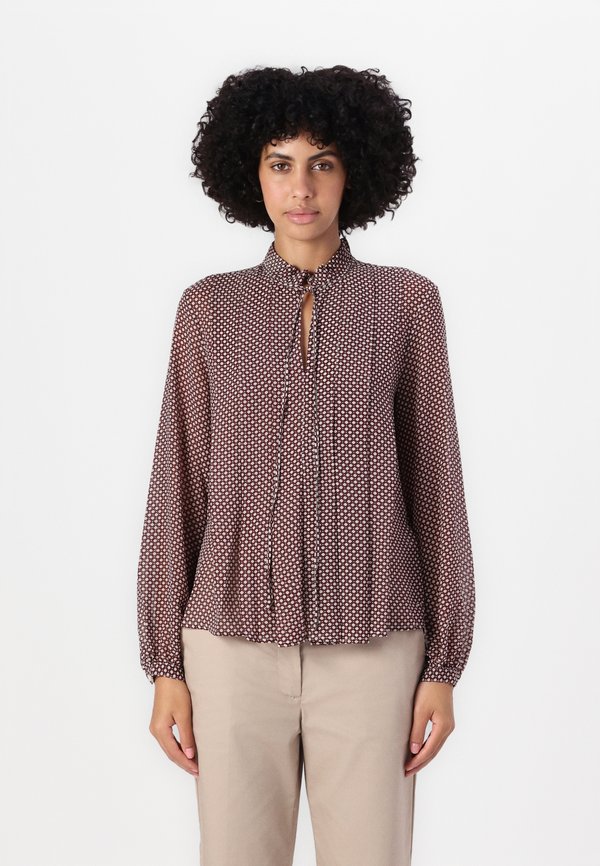 RUFFLE PLEAT PRINT  - Blouse