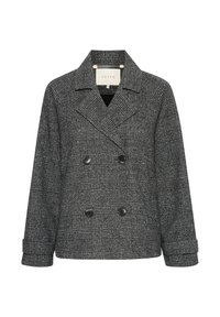 FABIOLA - Summer jacket - black grey check
