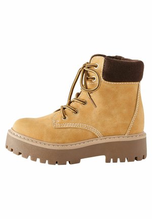 CHUNKY  - REGULAR FIT - Snörstövletter - tan brown