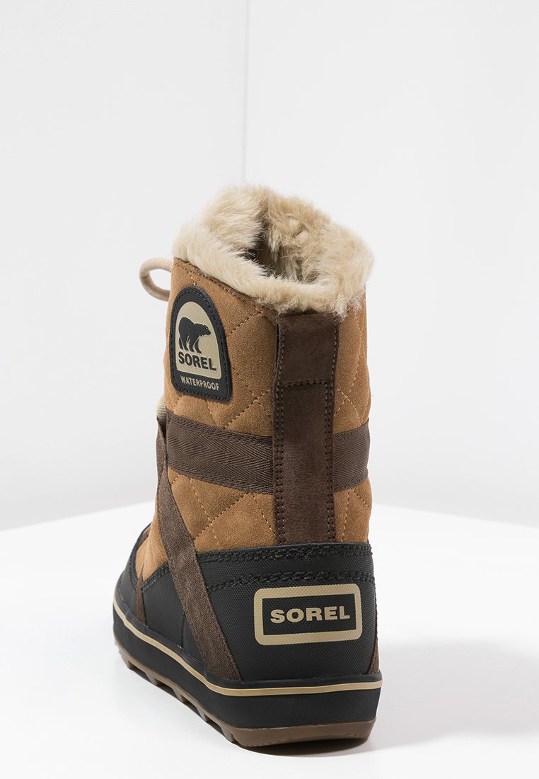 Sorel GLACY EXPLORER SHORTIE - Vinterstøvler - light brown Sorel GLACY EXPLORER SHORTIE - Vinterstøvler - light brown
