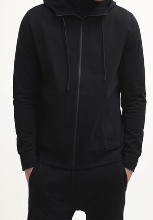 Tröja med dragkedja - black