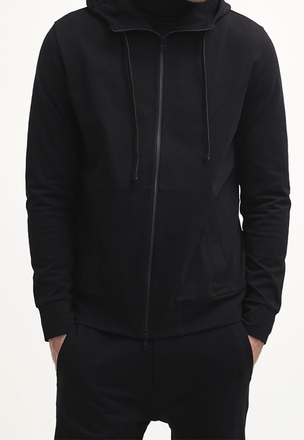 Filippa K Sudadera con cremallera - black